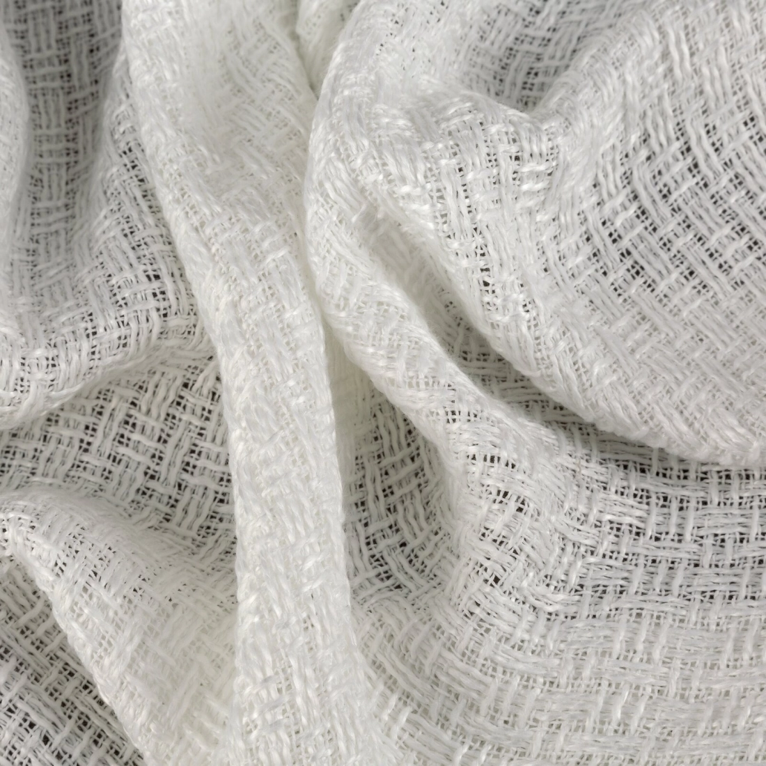 Záves 140x250 cm biely na kovové krúžky MADISON