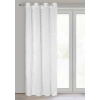 Záves 140x250 cm biely na kovové krúžky MARION