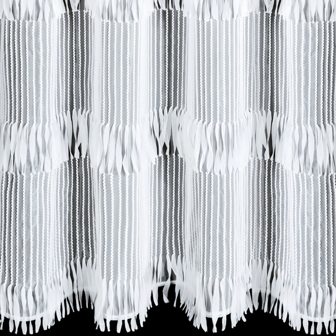 Záves 140x250 cm biely na kovové krúžky SOTERA Eva Minge