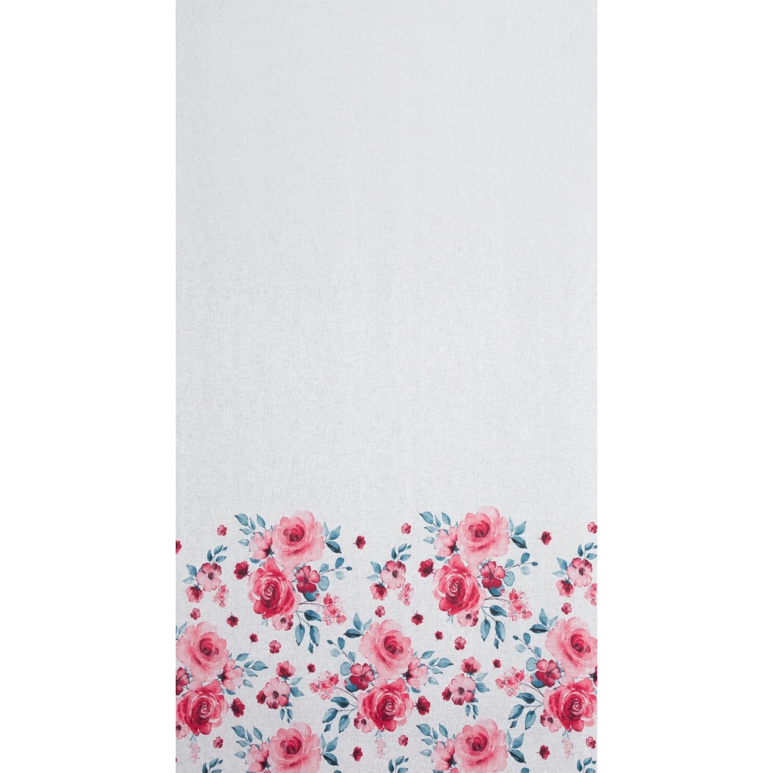 Záves 140x250 cm biely pudrový na kovové krúžky LAVIN Design 91