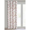 Záves 140x250 cm biely ružový na kovové krúžky AVANI