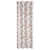 Záves 140x250 cm biely ružový na kovové krúžky AVANI