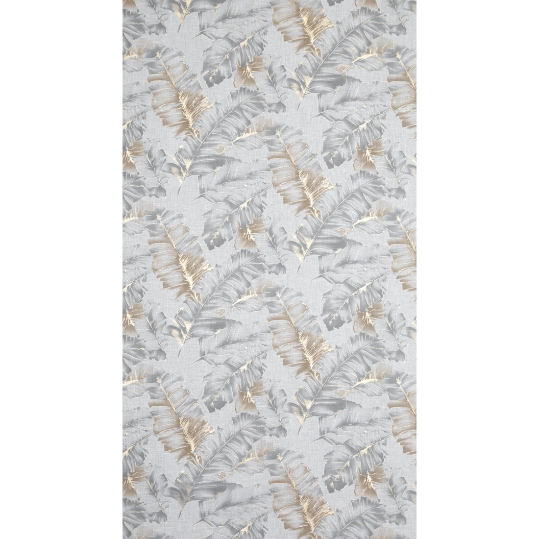 Záves 140x250 cm biely sivý na kovové krúžky LAYLA