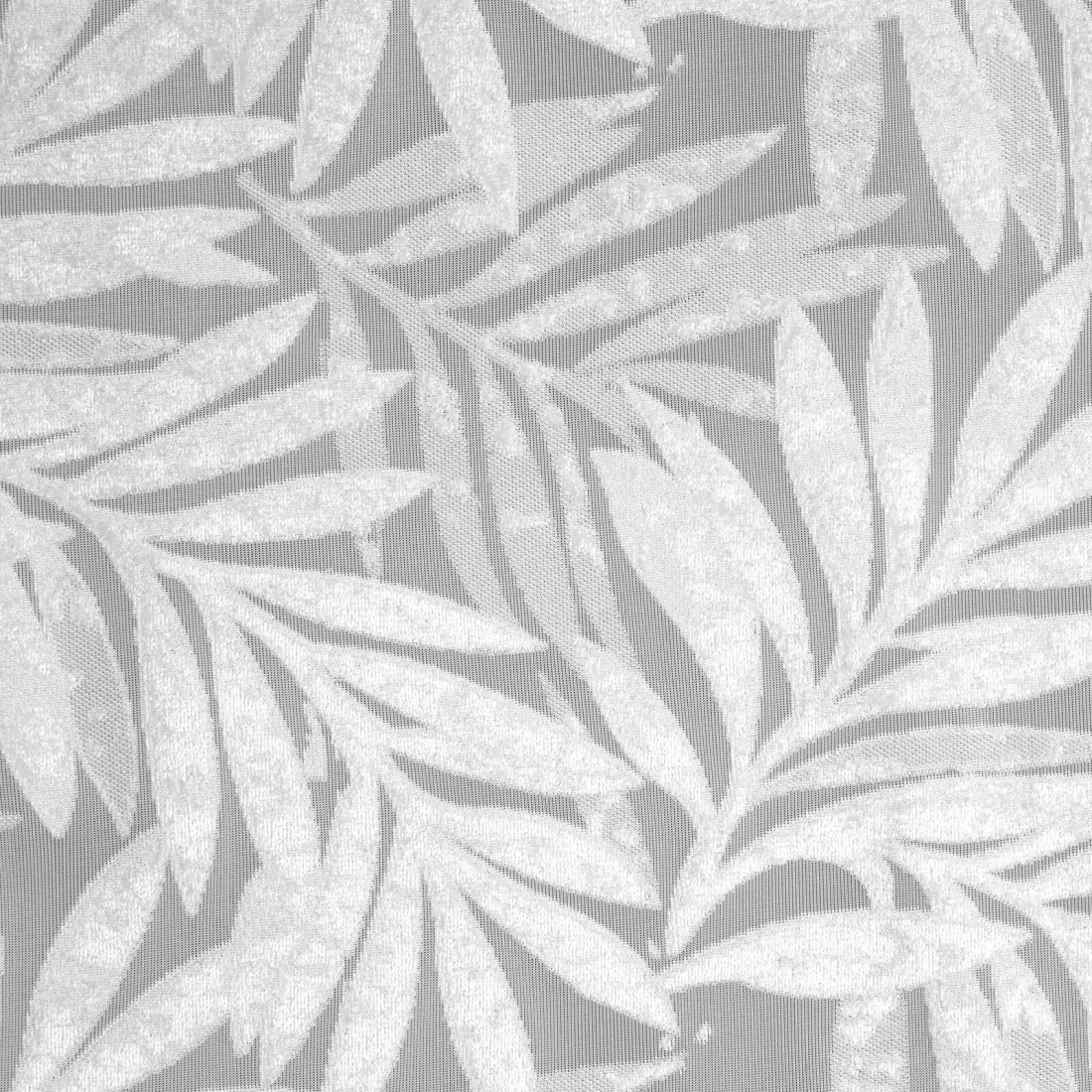 Závěs 140x250 cm bílý žakárový na kovové kroužky NATALY