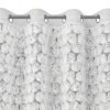 Záves 140x250 cm biely zo sieťky na kovové krúžky ROSES1 Eva Minge