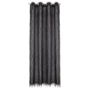 Záves 140x250 cm čierny na kovové krúžky AURORA Eva Minge