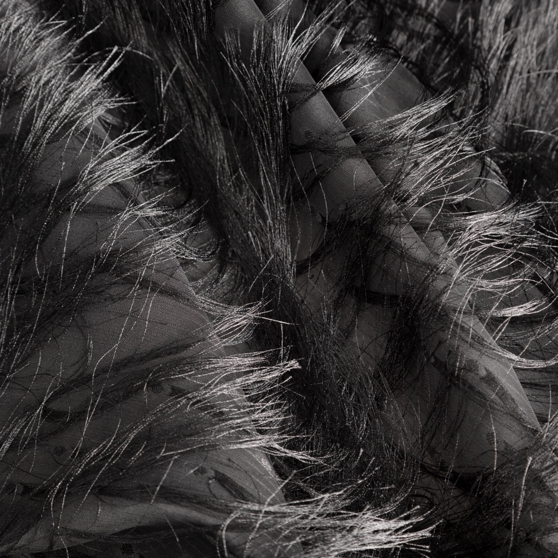 Záves 140x250 cm čierny na kovové krúžky AURORA Eva Minge