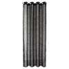 Záves 140x250 cm čierny na kovové krúžky LAUREL