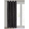 Záves 140x250 cm čierny na kovové krúžky MARION