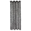 Záves 140x250 cm čierny na kovové krúžky VICTORIA Eva Minge