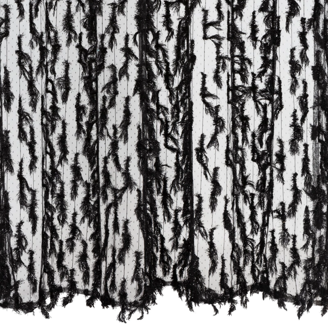 Záves 140x250 cm čierny na kovové krúžky VICTORIA Eva Minge