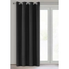 Záves 140x250 cm dimout čierny na kovové krúžky NERISA