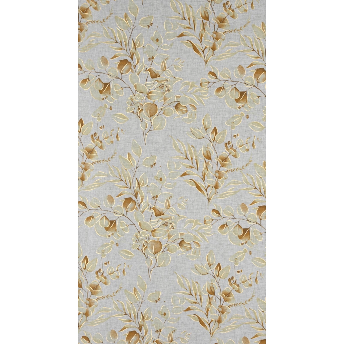 Záves 140x250 cm etamínový béžový, žltý na kovové krúžky AVA