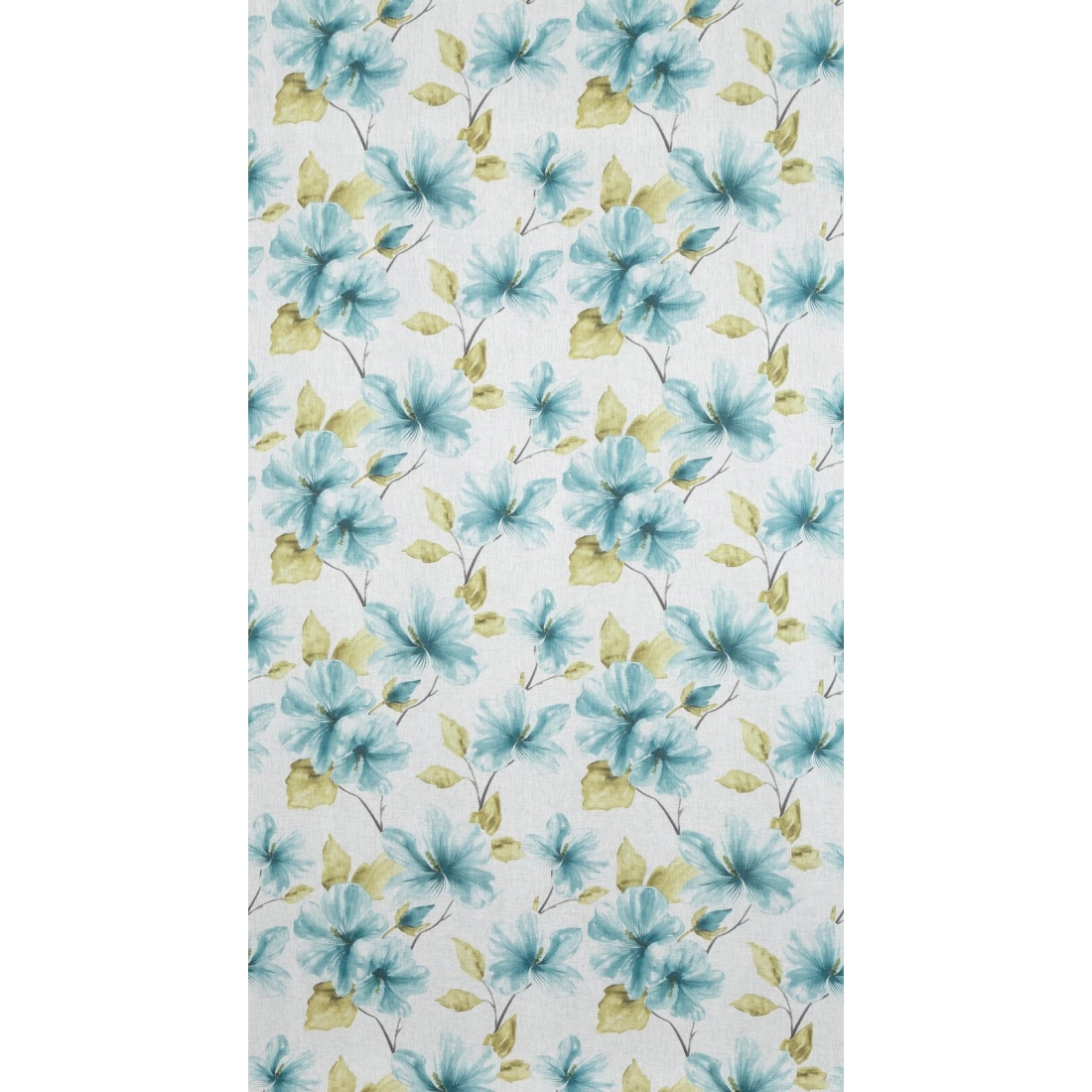 Závěs 140 × 250 cm etaminový bílo-modrý na kovových kroužcích SOFIA