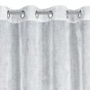 Záves 140x250 cm etamínový bielo striebristý na kovové krúžky JUNI
