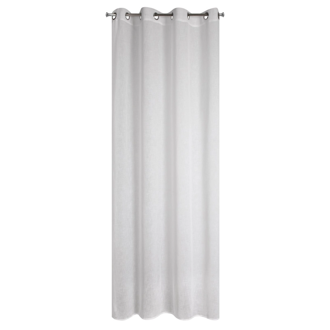 Záves 140x250 cm etamínový biely na kovové krúžky ANGELIKA