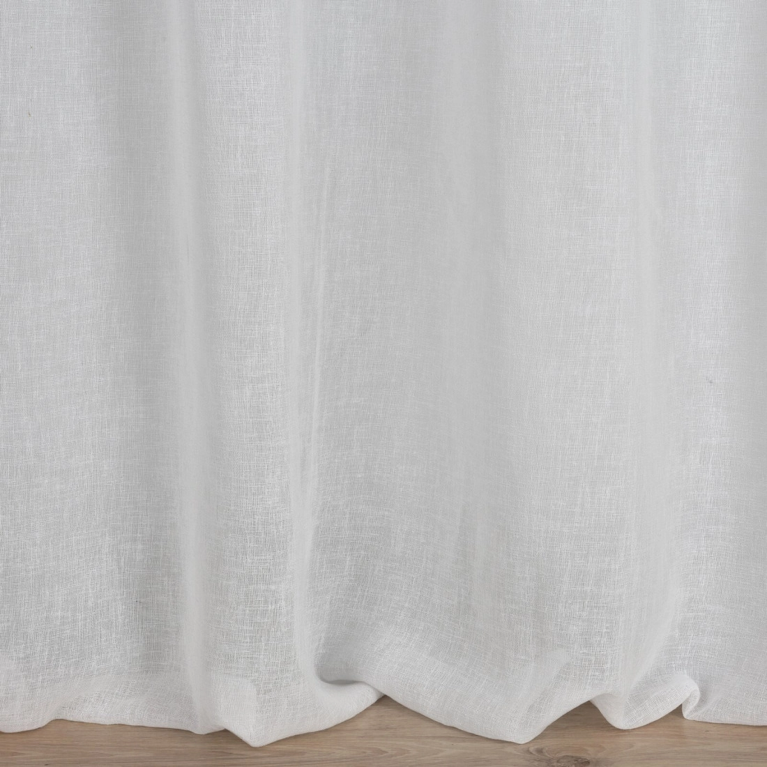 Záves 140x250 cm etamínový biely na kovové krúžky ANGELIKA