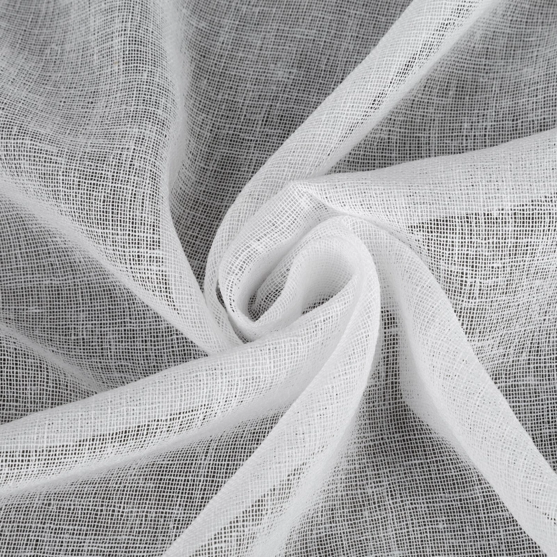 Záves 140x250 cm etamínový biely na kovové krúžky ANGELIKA