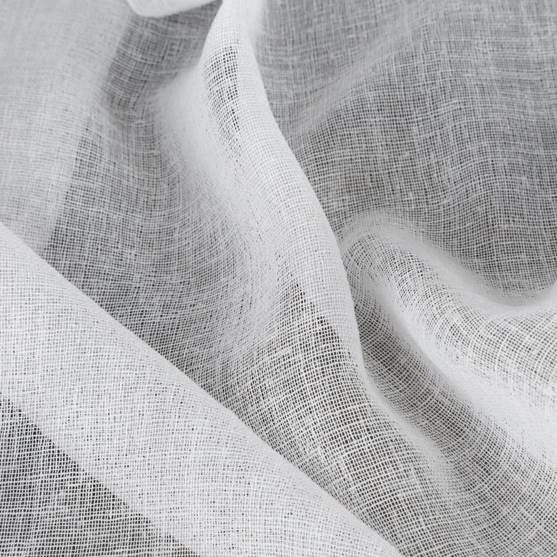 Záves 140x250 cm etamínový biely na kovové krúžky ANGELIKA