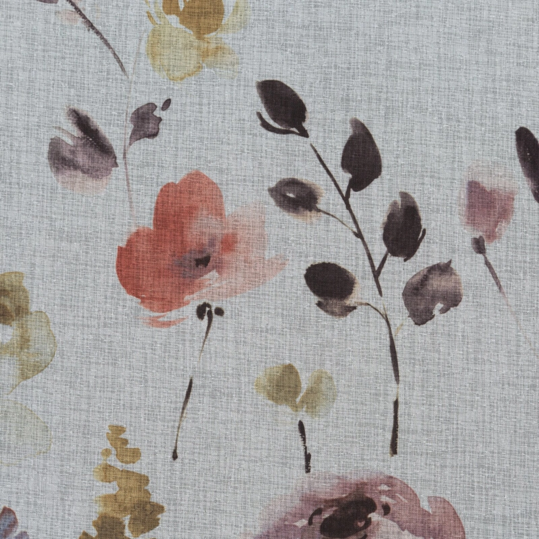 Záves 140x250 cm etamínový biely púdrový na kovové krúžky LAVIN