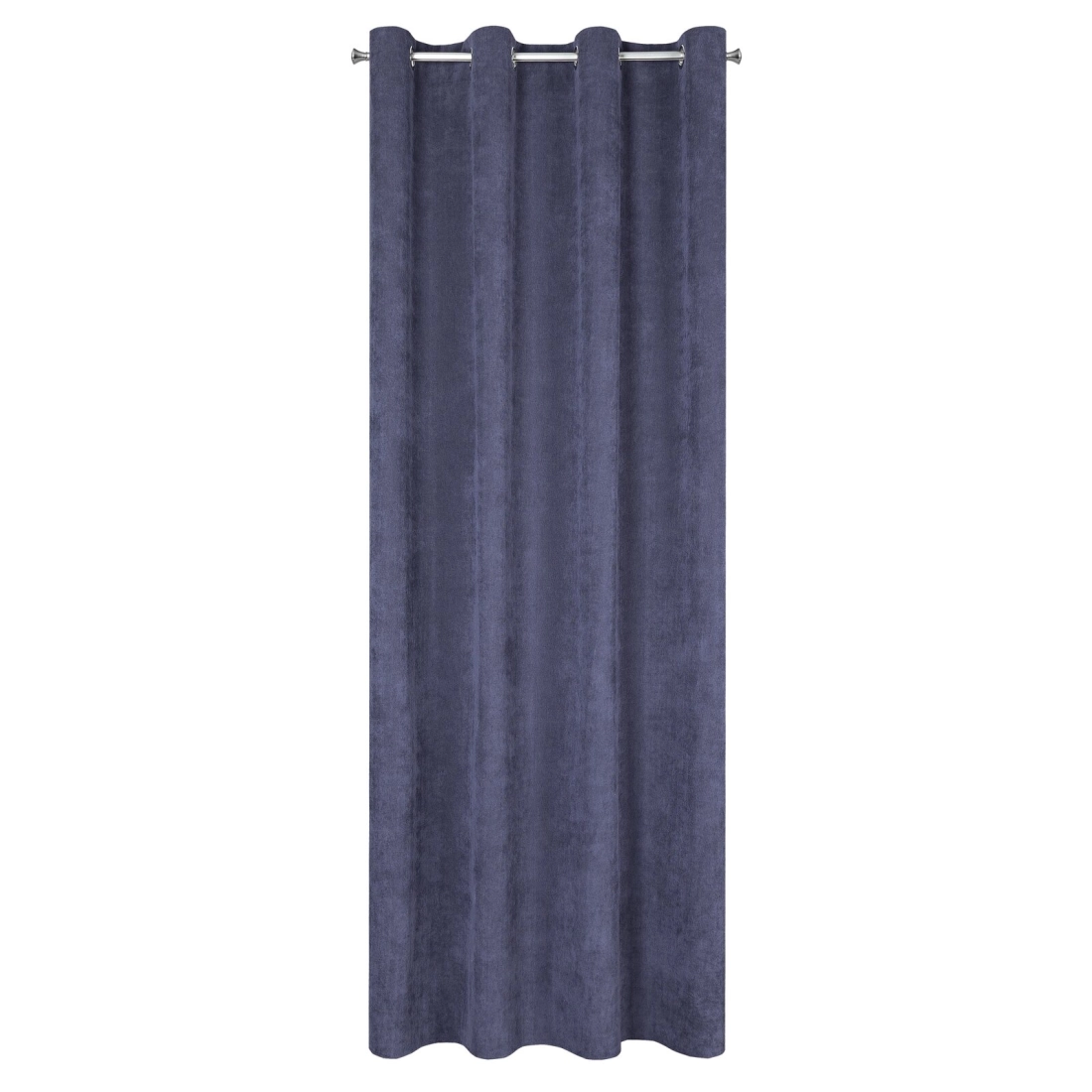 Záves 140x250 cm granátový na kovové krúžky JULIE