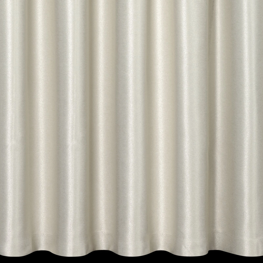 Záves 140x250 cm krémový na kovové krúžky SELINA