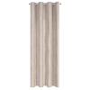 Záves 140x250 cm matný béžový na kovové krúžky ADELINA
