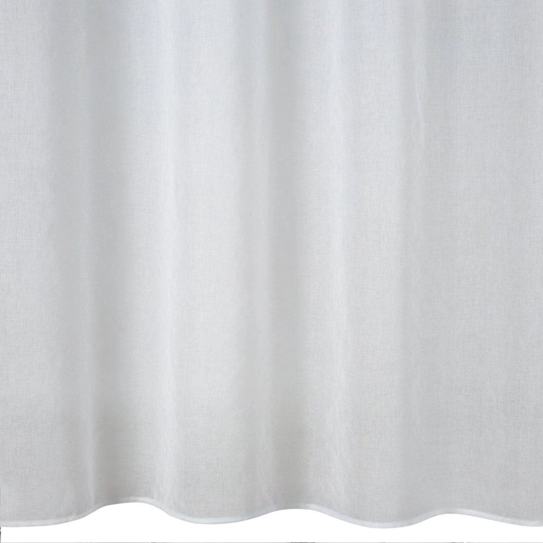 Záves 140x250 cm matný etamínový bielo-ružový na kovové krúžky JULIETA