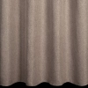 Záves 140x250 cm matný hnedý na kovové krúžky ADELINA