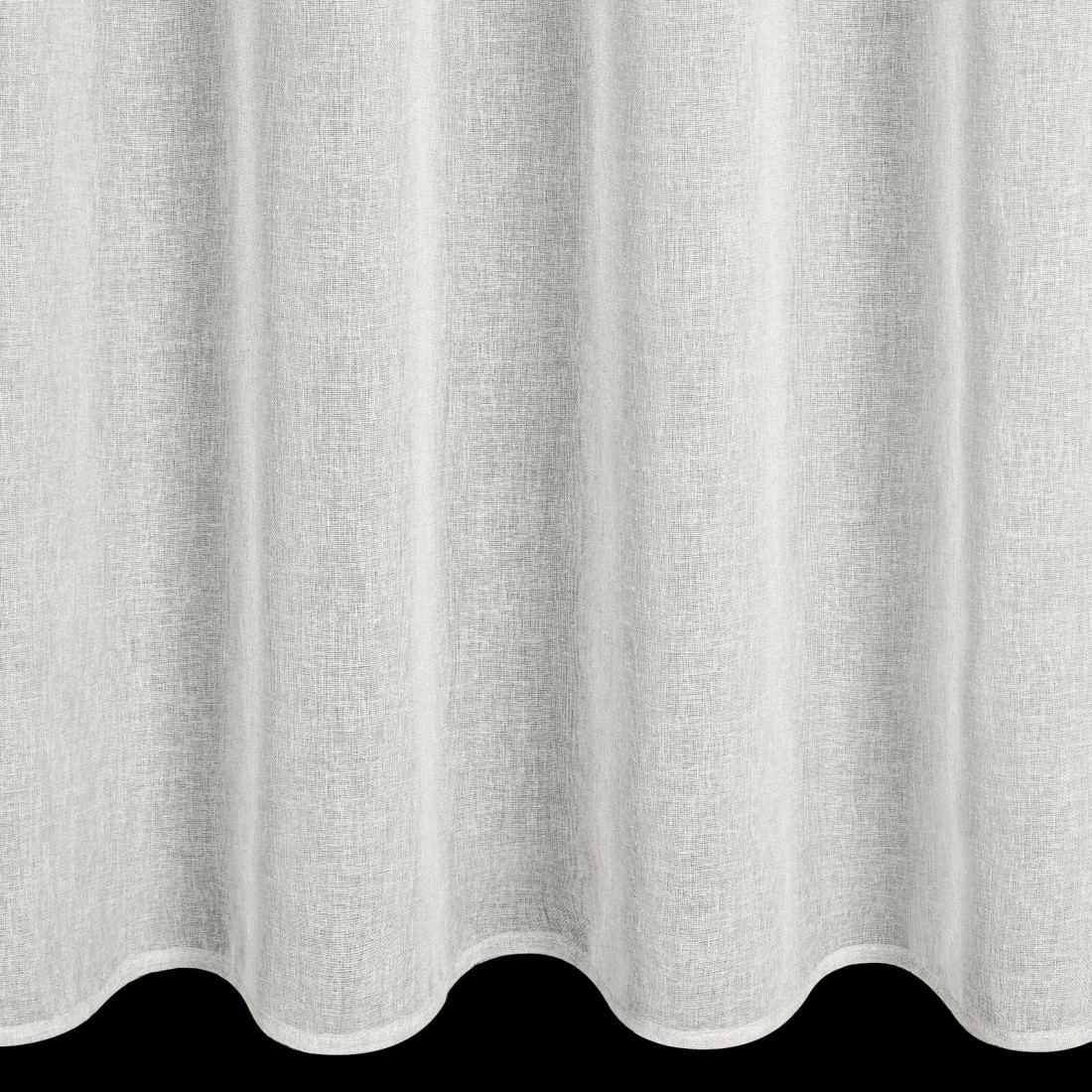 Záves 140x250 cm matný krémový na kovové krúžky ANGELIKA