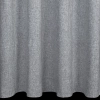 Záves 140x250 cm matný oceľový na kovové krúžky ADELINA
