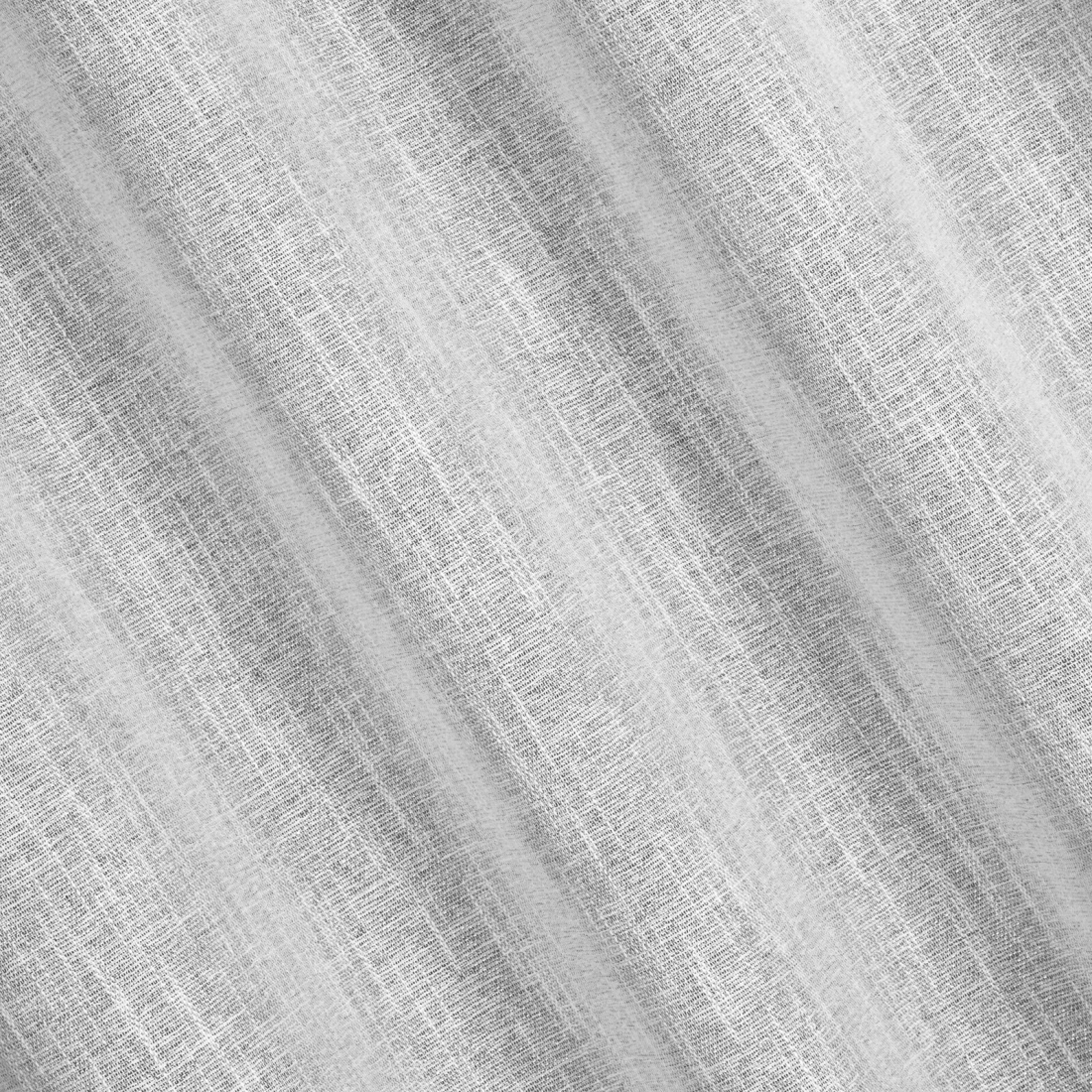 Záves 140x250 cm matný polyester sivý, strieborný na kovové krúžky AGNES