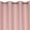 Záves 140x250 cm matný ružový na kovové krúžky WENDY