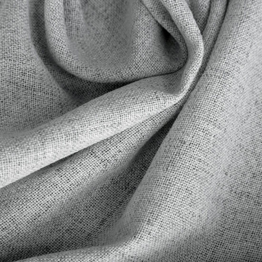 Závěs 140 x 250 cm matně stříbrný na kovových kroužcích LINDA