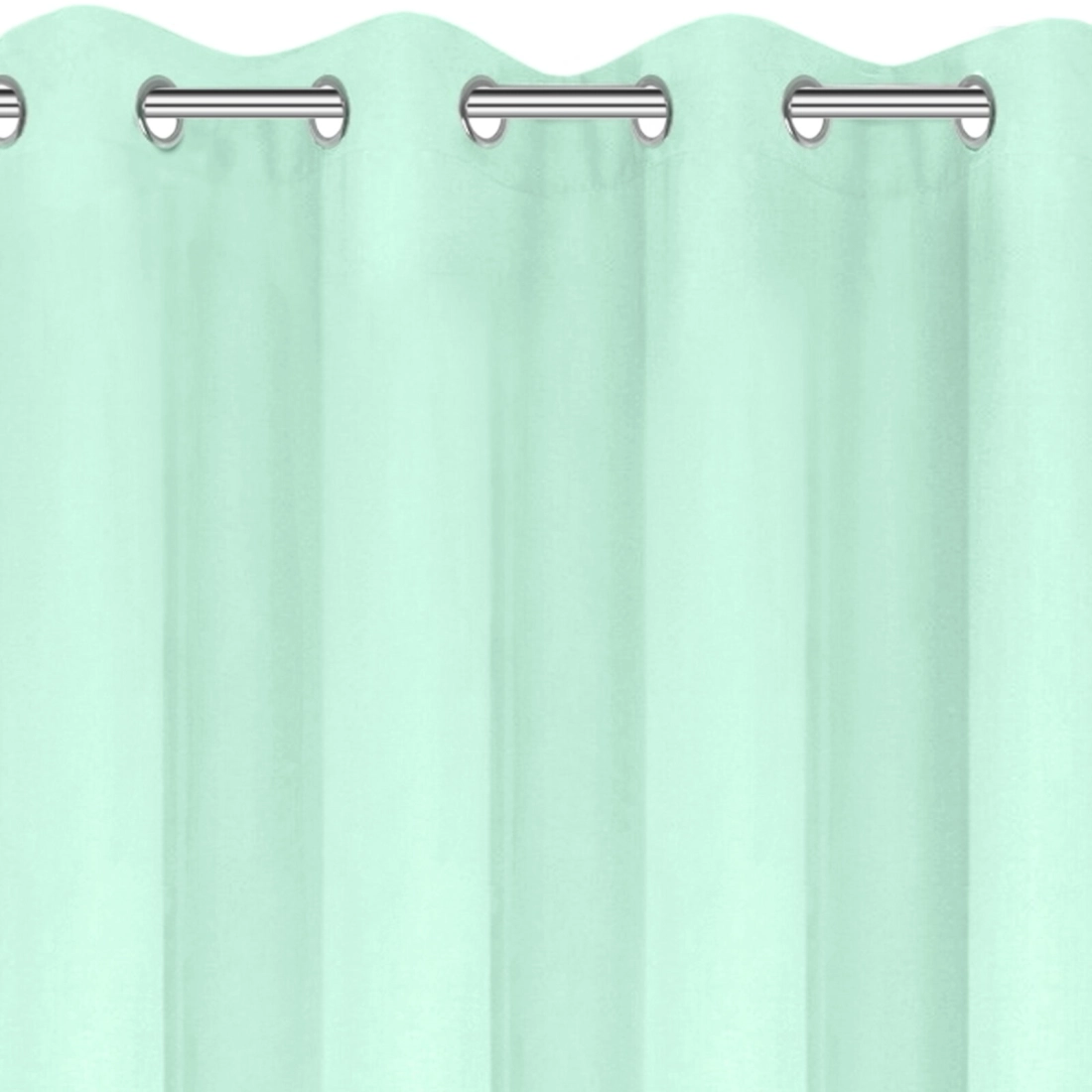 Záves 140x250 cm matný svetlomätový na kovové krúžky ADORE Design 91