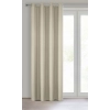 Záves 140x250 cm matný tmavobéžový na kovové krúžky RITA