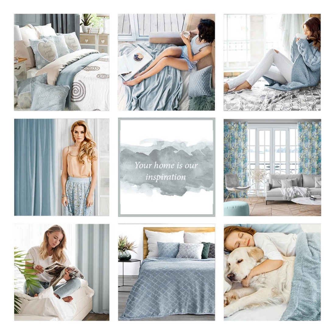 Záves 140x250 cm matný tyrkysový, žltý na kovové krúžky LENA