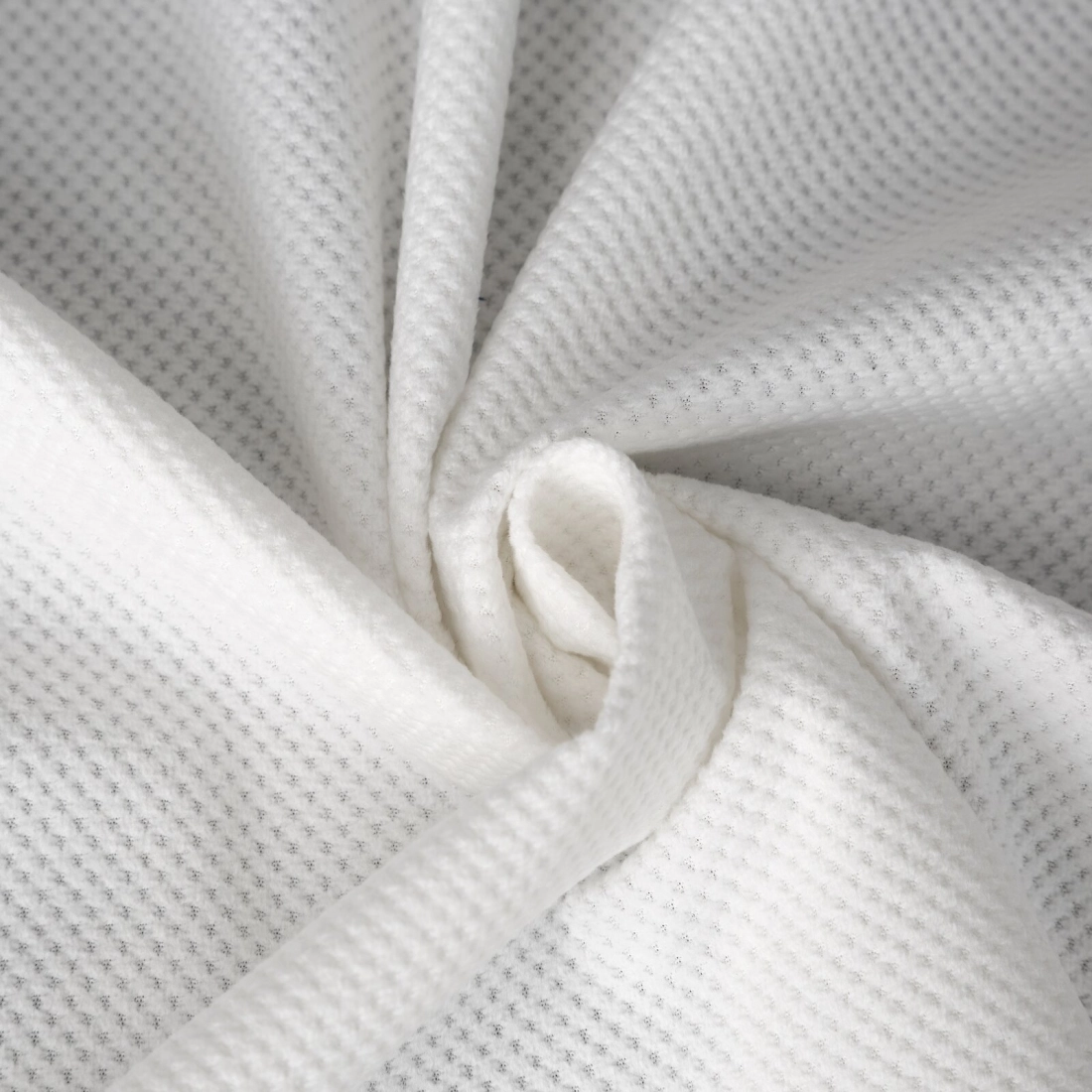 Záves 140x250 cm matný zamatový biely na kovové krúžky MILO