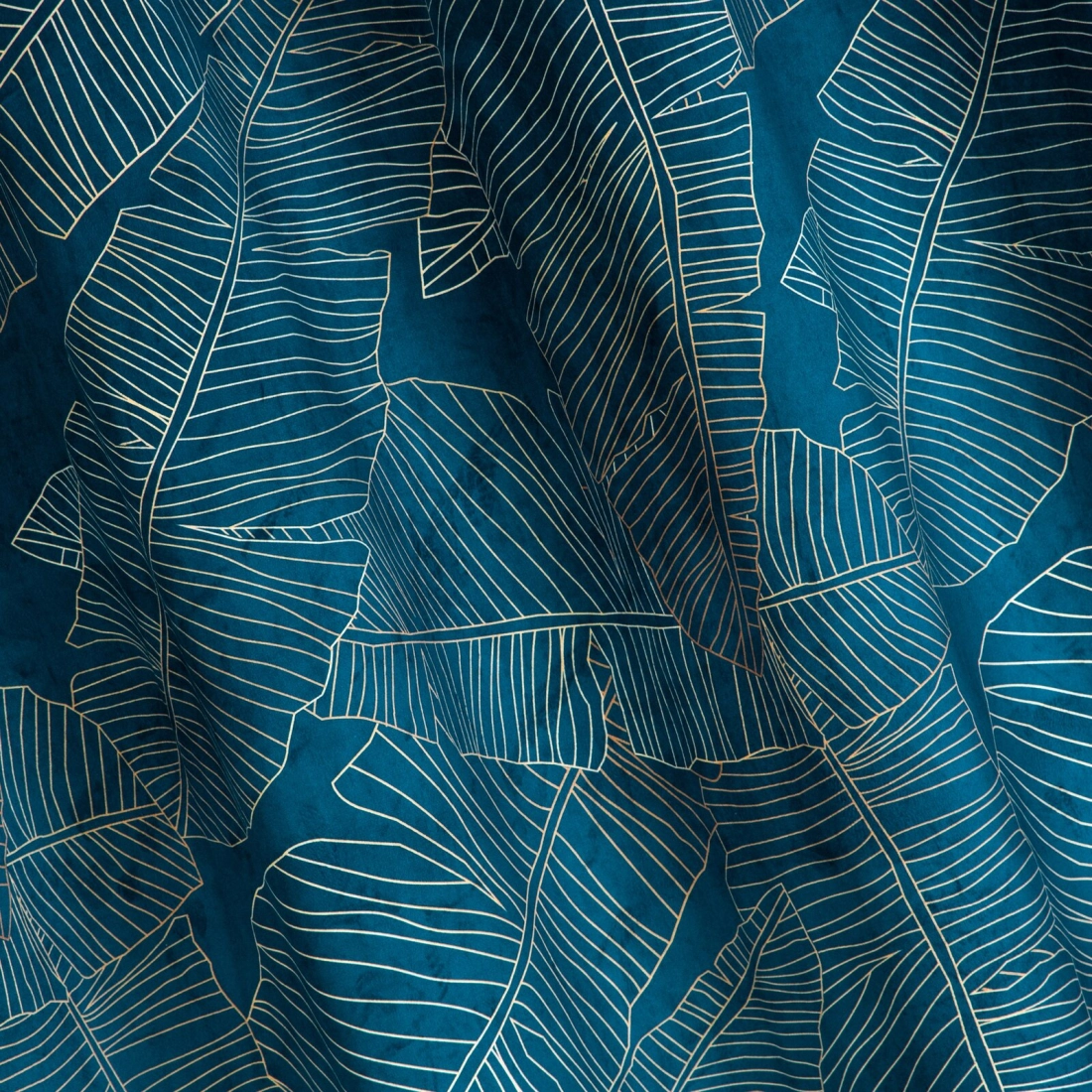 Závěs 140 x 250 cm matný sametový granátový, béžový na kovových kroužcích MUSA 2 - Limited Collection