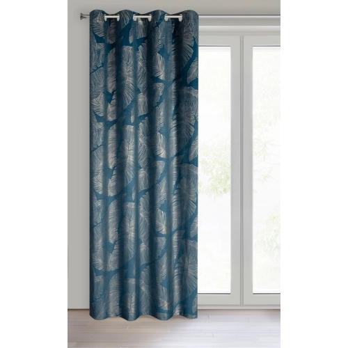 Záves 140x250 cm matný zamatový granátový, šampanský na kovové krúžky MUSA 2 - Limited Collection