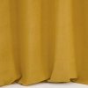 Záves 140x250 cm matný zamatový horčicový na kovové krúžky MILO