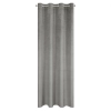 Záves 140x250 cm matný zamatový sivý na kovové krúžky FARGO