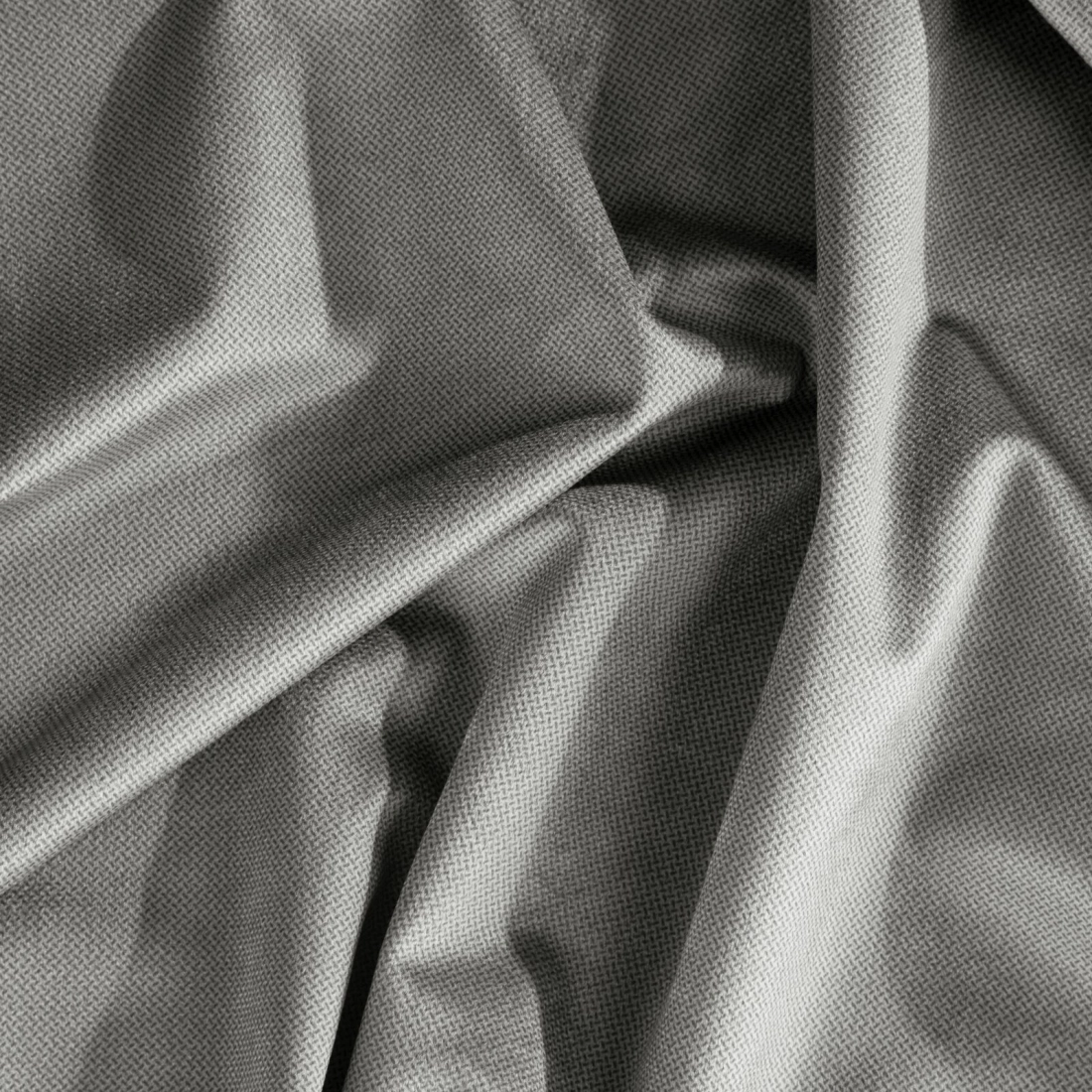 Záves 140x250 cm matný zamatový sivý na kovové krúžky FARGO