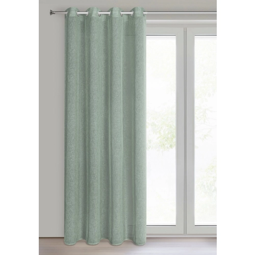 Záves 140x250 cm mätový na kovové krúžky ANGELIKA