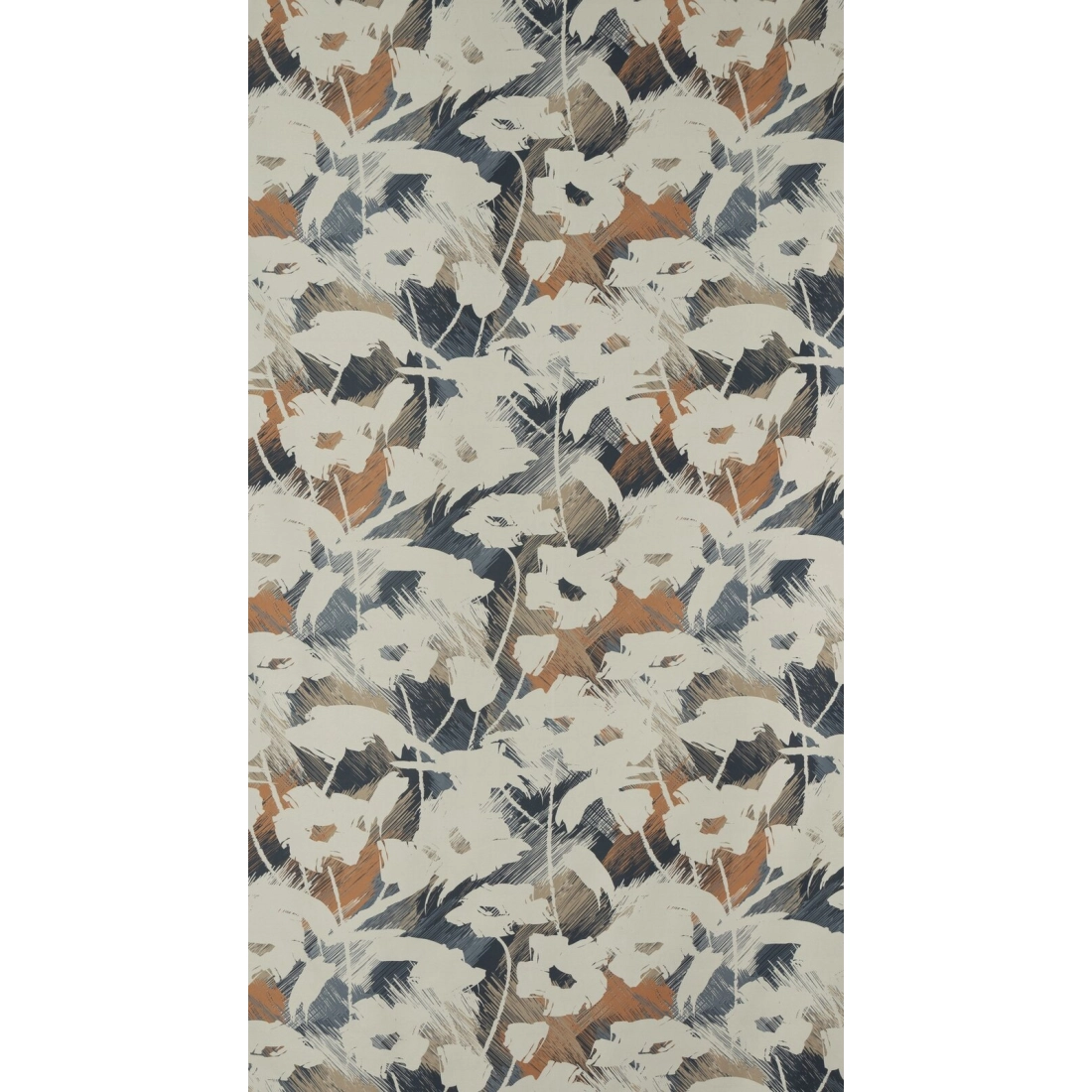 Záves 140x250 cm mikrovláknový béžový tmavomodrý na kovové krúžky AMBRA