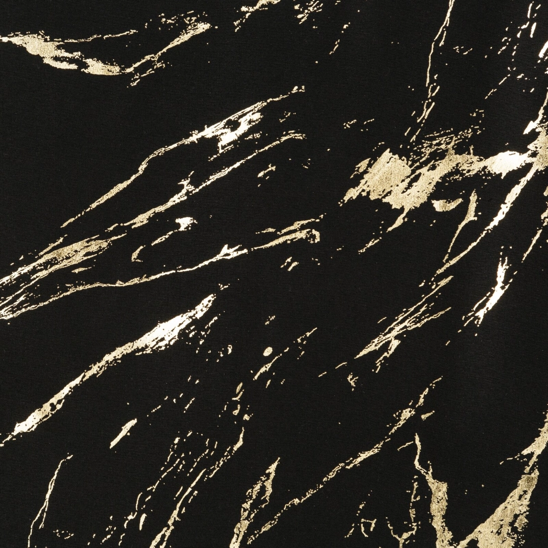 Záves 140x250 cm mikrovláknový čierno-zlatý na kovové krúžky LANI