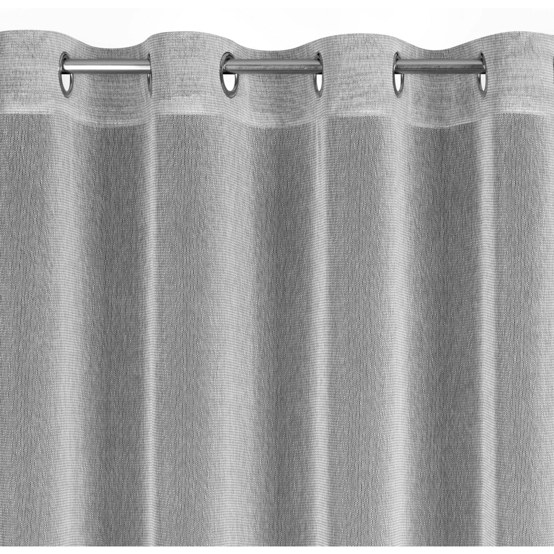 Záves 140x250 cm oceľový na kovové krúžky ADELA