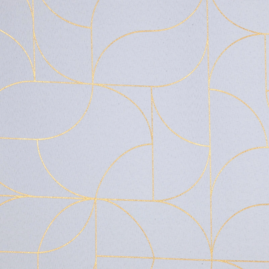 Záves 140x250 cm oxford bielo-zlatý na kovové krúžky EVI