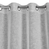 Záves 140x250 cm polyester sivý na kovové krúžky AMARI