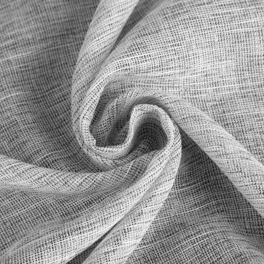 Záves 140x250 cm polyester sivý na kovové krúžky AMARI